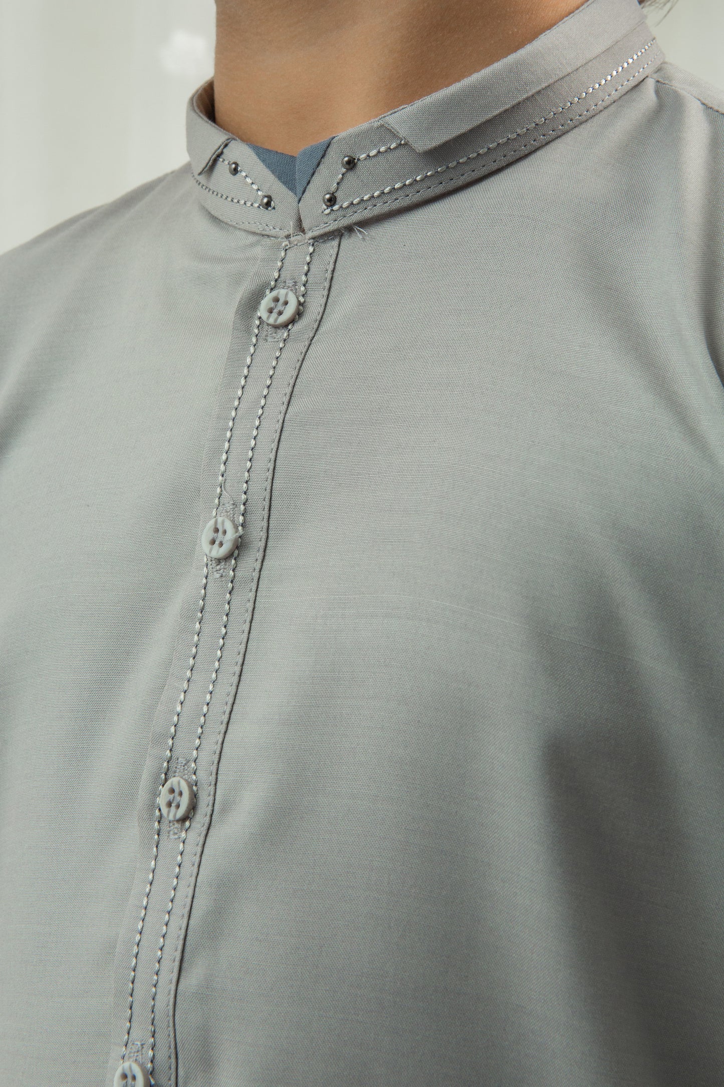 Light grey kurta pajama