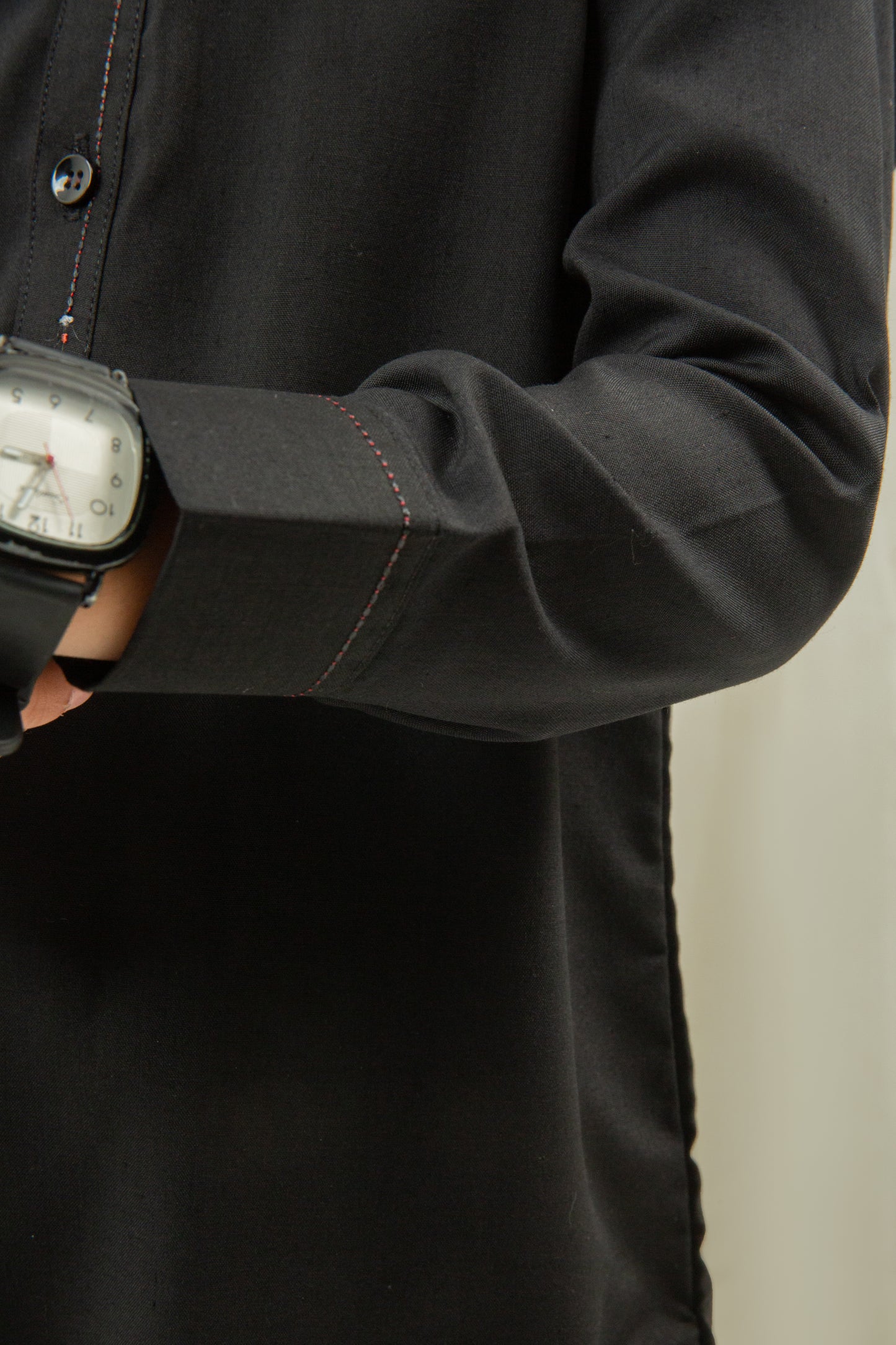 Black designing Kurta Pajama