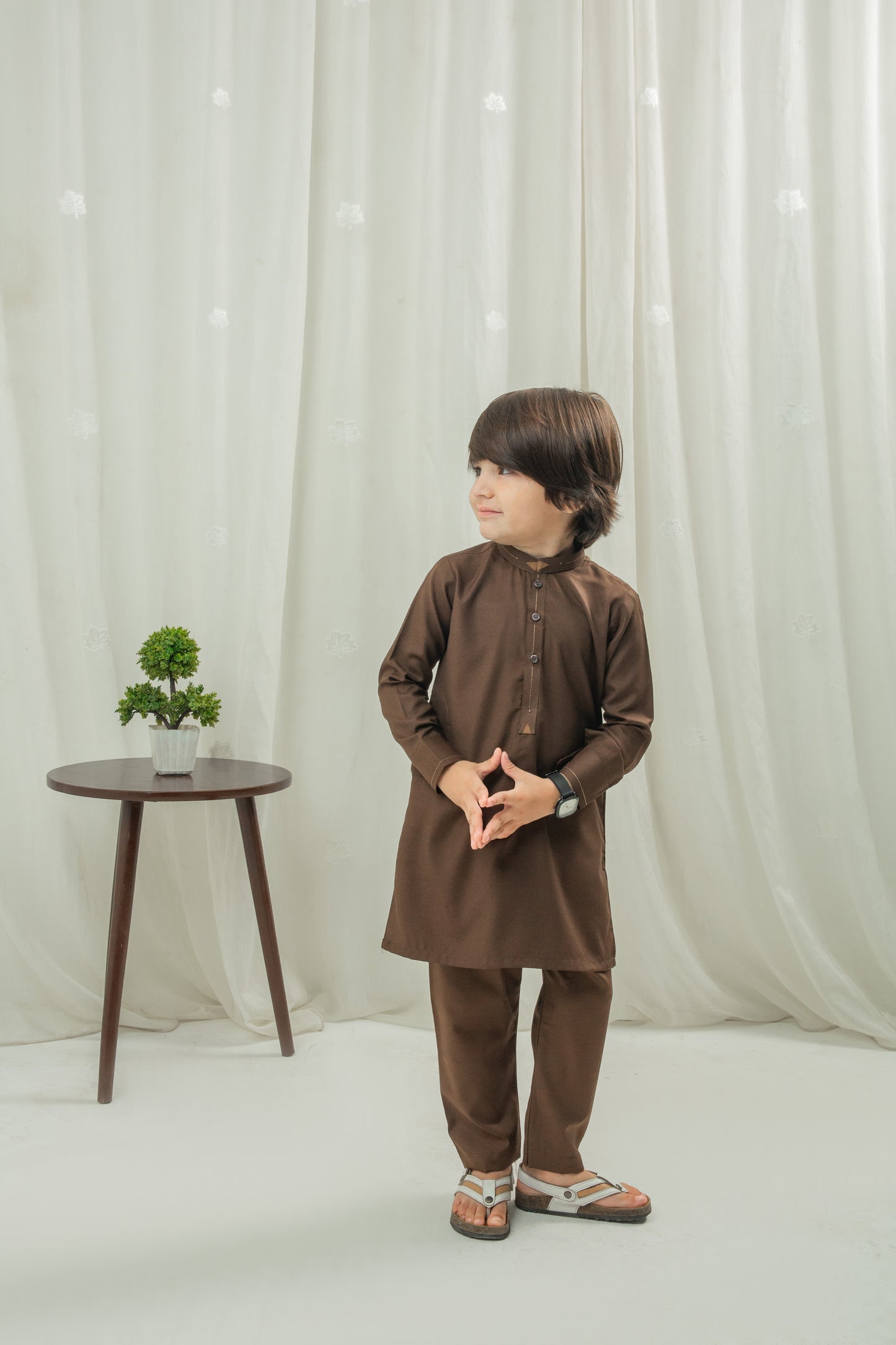Brown kurta pajama