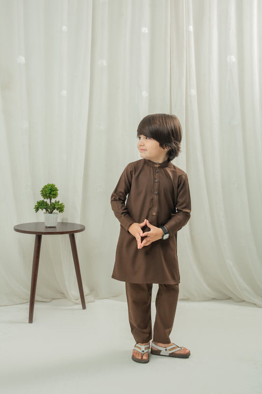 Brown kurta pajama