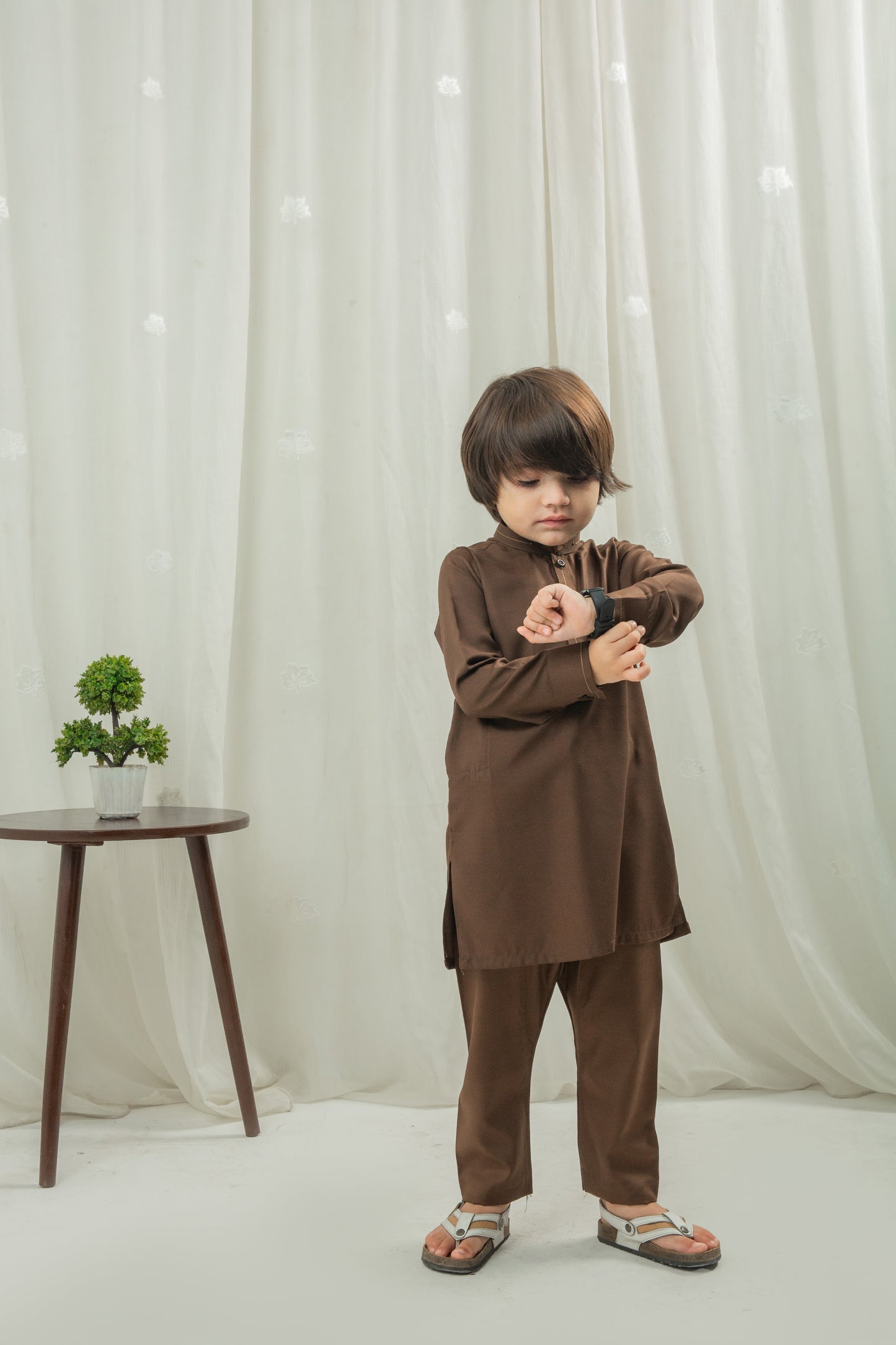 Brown kurta pajama