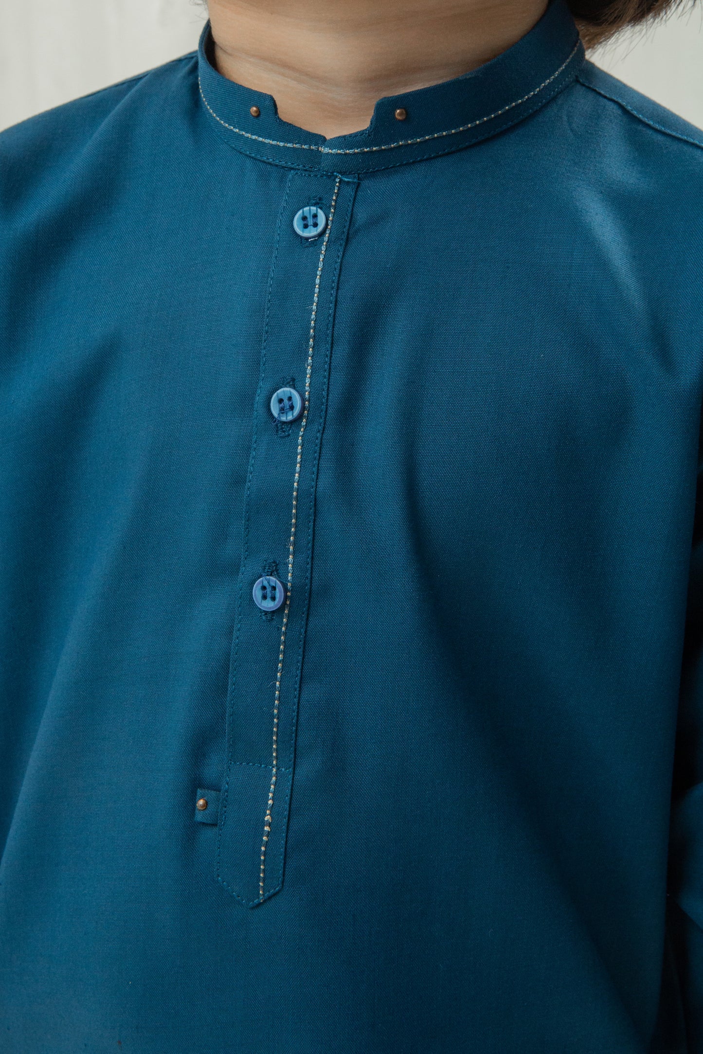Turkish blue kurta pajama