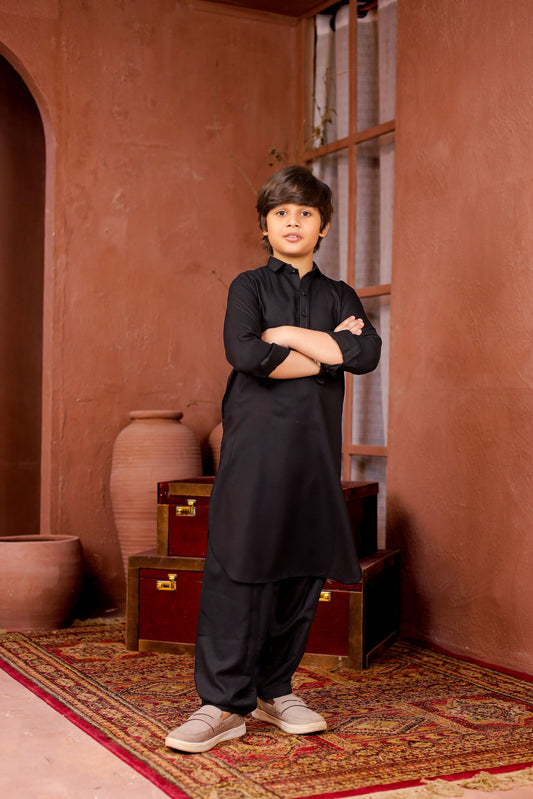 Black Kameez Shalwar