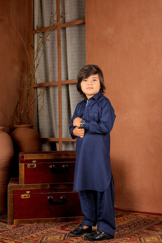 Blue Kameez Shalwar