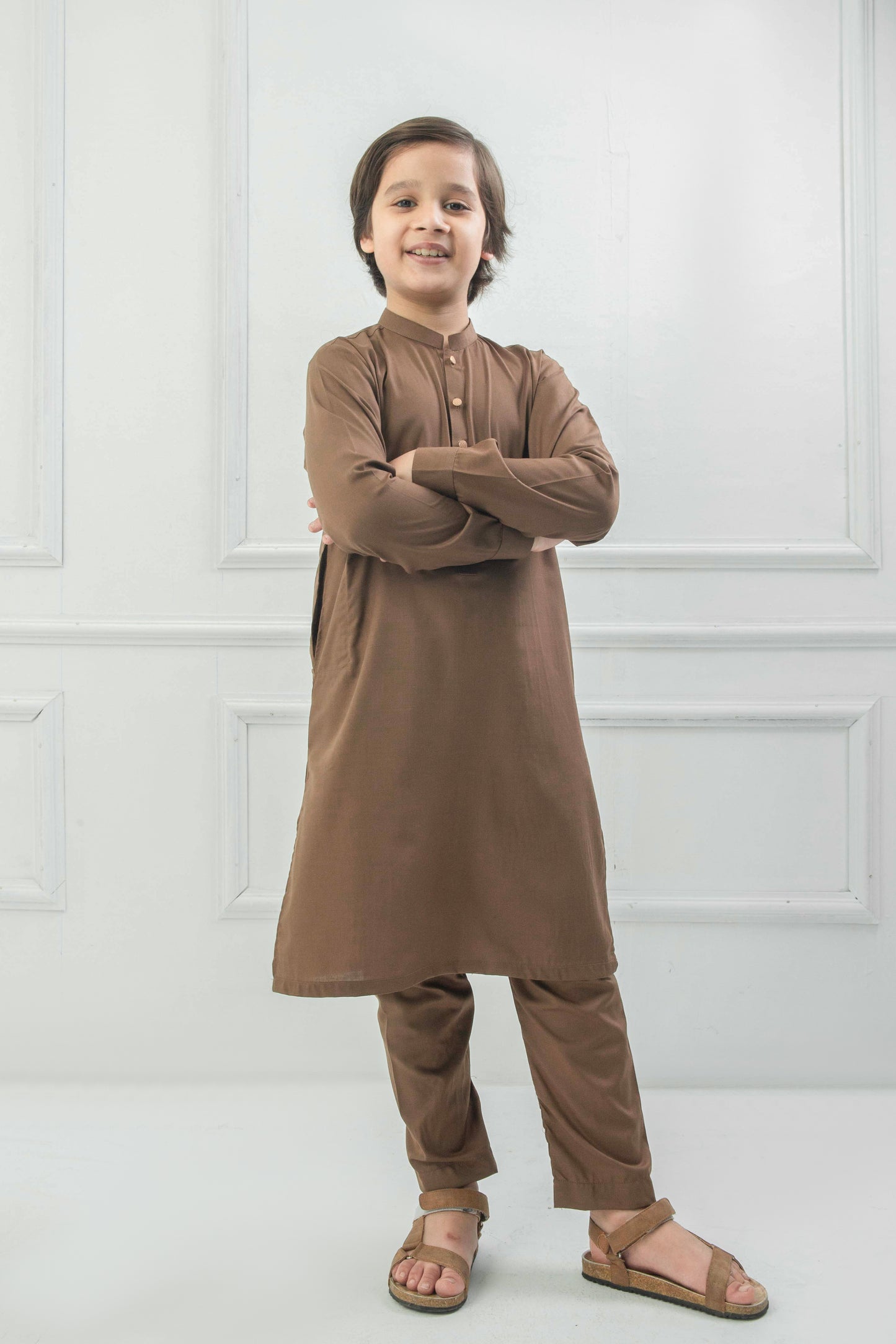 Light brown kurta pajama